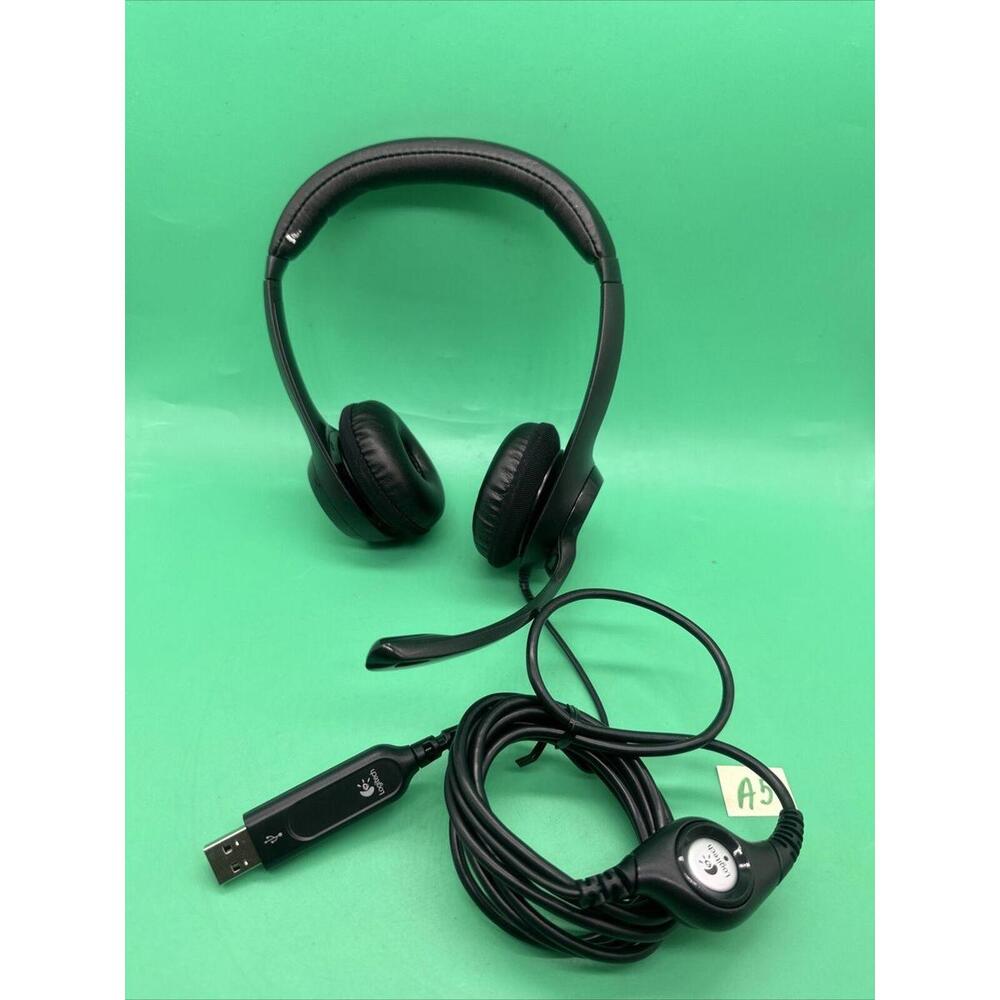 Nice Logitech Headset with Microphone & Gaming Wired With USB